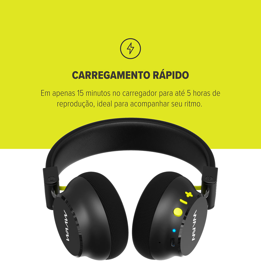 Fone de Ouvido Bluetooth Noise Cancelling WAAW ESSENCE 300
