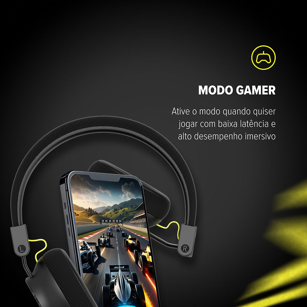 Fone de Ouvido Bluetooth Noise Cancelling WAAW ESSENCE 300