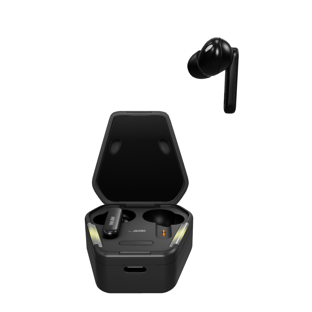 Fone de Ouvido Bluetooth ENERGY 100 EBG WAAW by Alok em 3D - Visão 360º